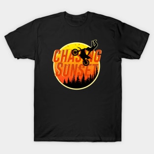 Chasing Sunset on a Dirtbike T-Shirt